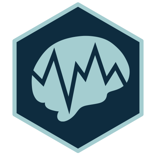SHARP logo of a brain with brainwaves